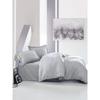 Bedding Set - 1 Duvet Cover 220 X 240 Cm + 2 Pillowcases 60 X 60 Cm - Sateen 100% Cotton - Grey
