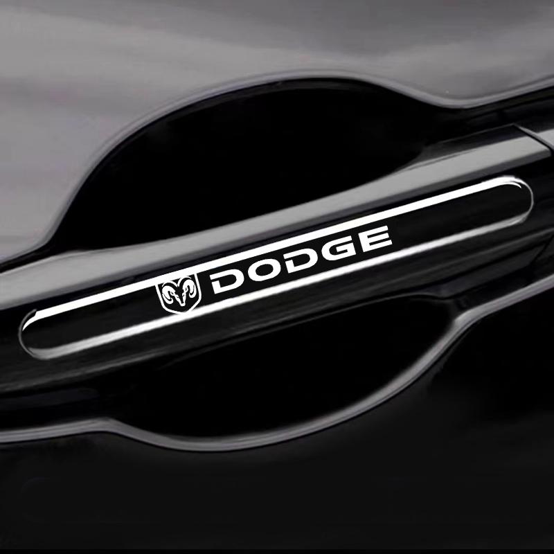 4PCS Transparent Car Door Anti-collision Protector Bumper Strip Sticker for Dodge Journey Caliber SXT DART Challenger RAM Charger Avengr Accessories