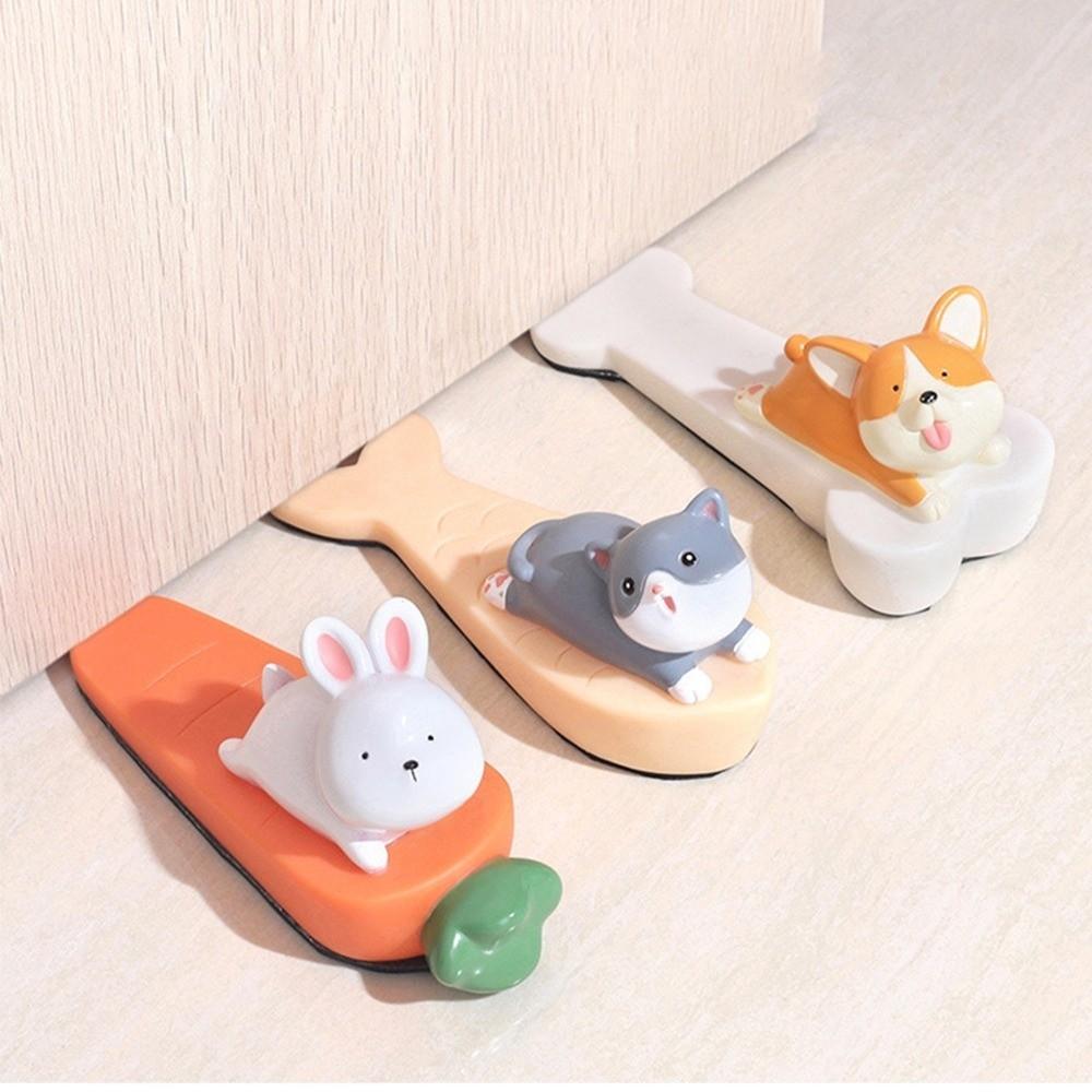 Portable Animal Door Stopper Collision Prevention Hedgehog Cute Door Stop Bear Puppy Windproof Door Stopper Home Decor