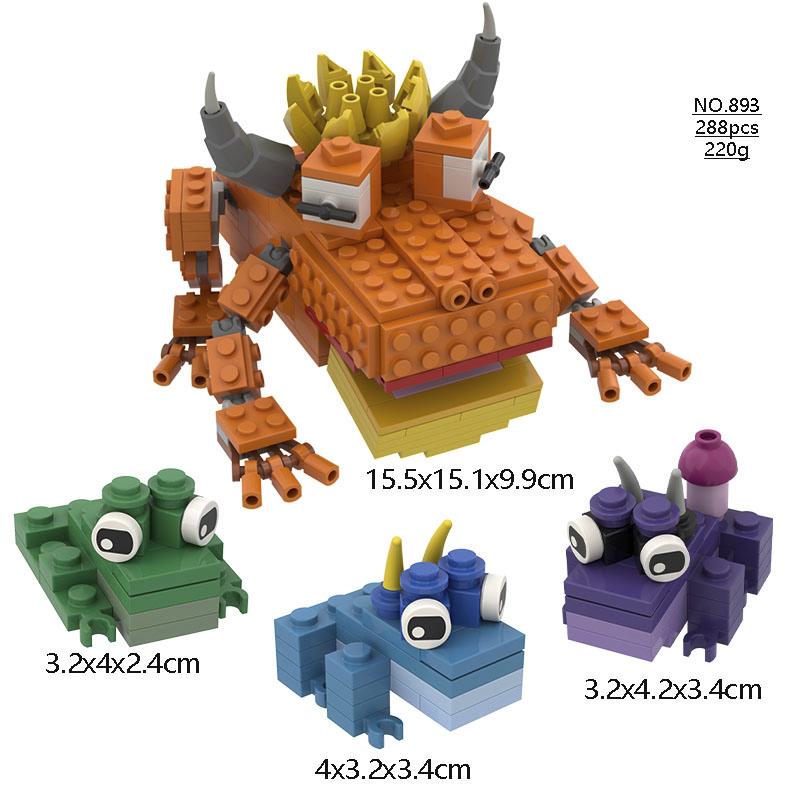 Hot 99 Nächte im Wald Bausteinspielzeug Zusammenbaumodell 99 Nächte im Wald Sammlung Steine für Kinder Weihnachtsgeschenke