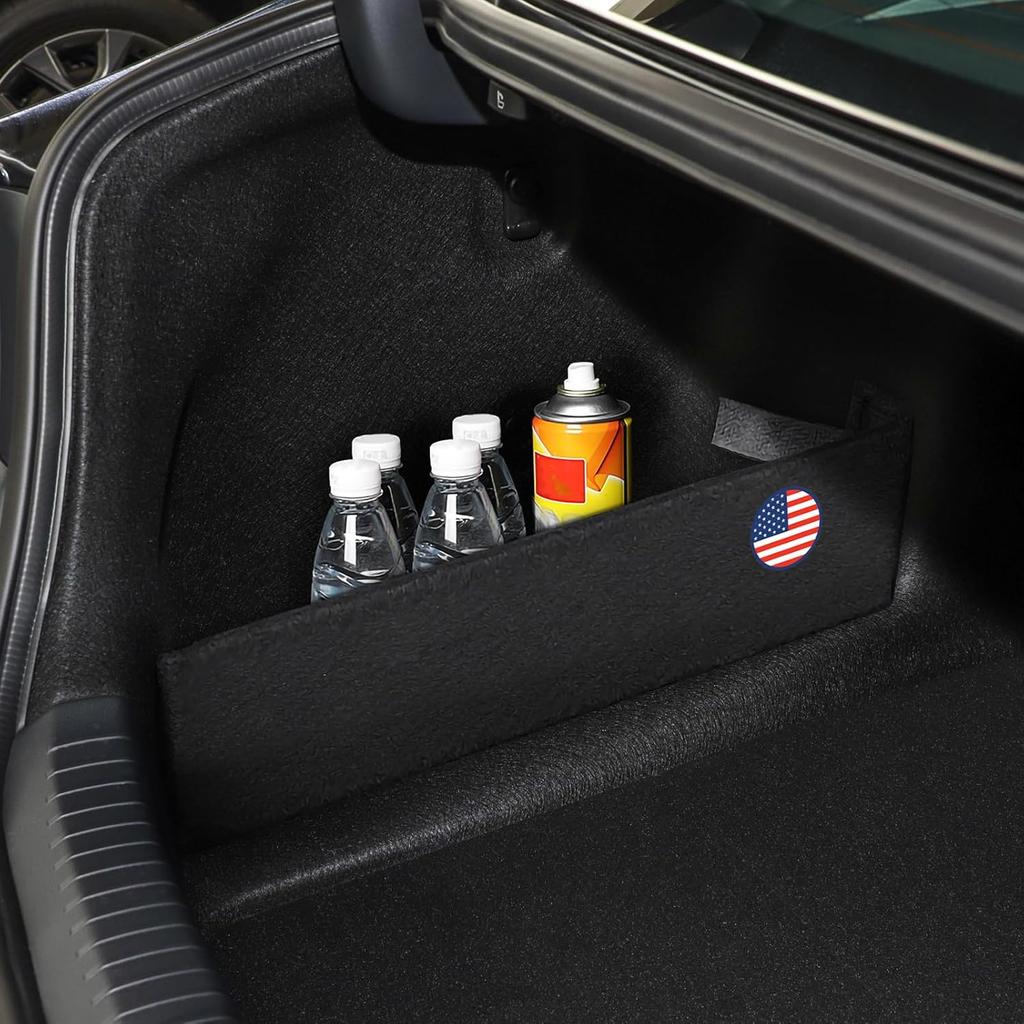 2PCS Rear Trunk Organizer Side Divider Board Compatible with 11th Gen Honda Accord 2024 2025 Interior Accessories