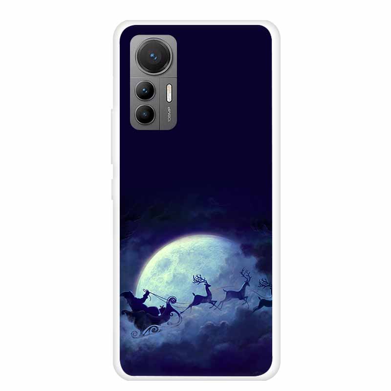 For Xiaomi Redmi K50 Ultra Case Christmas Soft Silicone Back Cover Phone Case for Redmi K50 Extreme Edition Clear Cartoon Funda