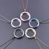 25/30/35/40 mm Locket Pendant Necklace For Women Men Accessories Rhinestone Cage Floating Locket Charms Necklaces Chain On Neck