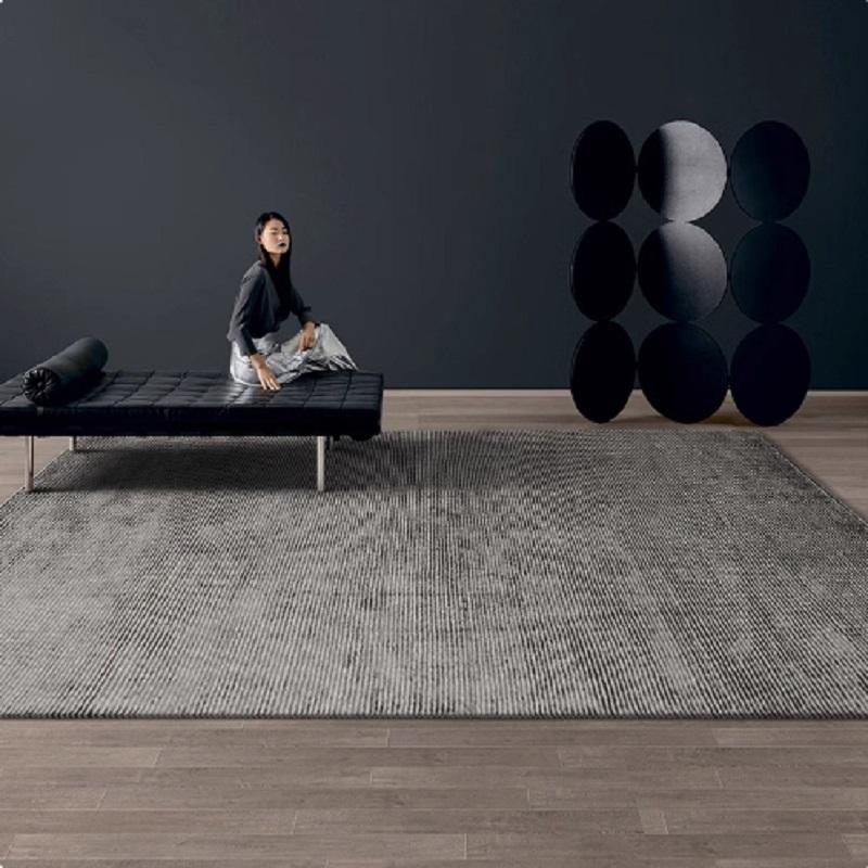 Modern and Simple Nordic-style Carpet, Living Room Light Luxury Italian Sand Carpet, Bedroom Floor Mat, Home Decoration