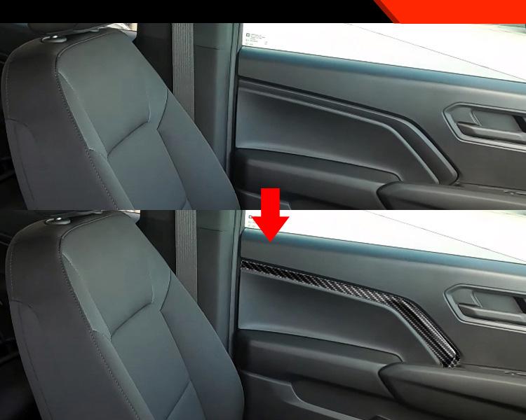 Chevrolet Colorado & GMC Canyon Front/Rear Inner Door Panel Trim Strips