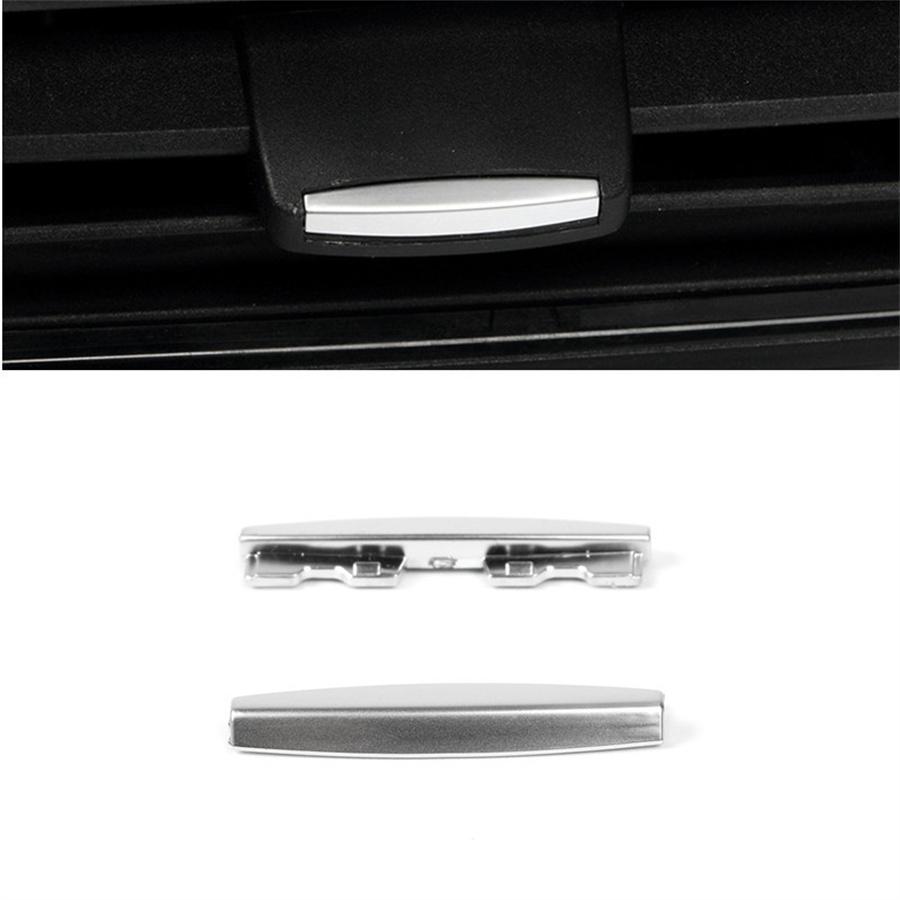 Chrome Car A/C Vent Outlet Paddle Trim Strip For BMW F15 F85 F16 F86 X5M X6M X5