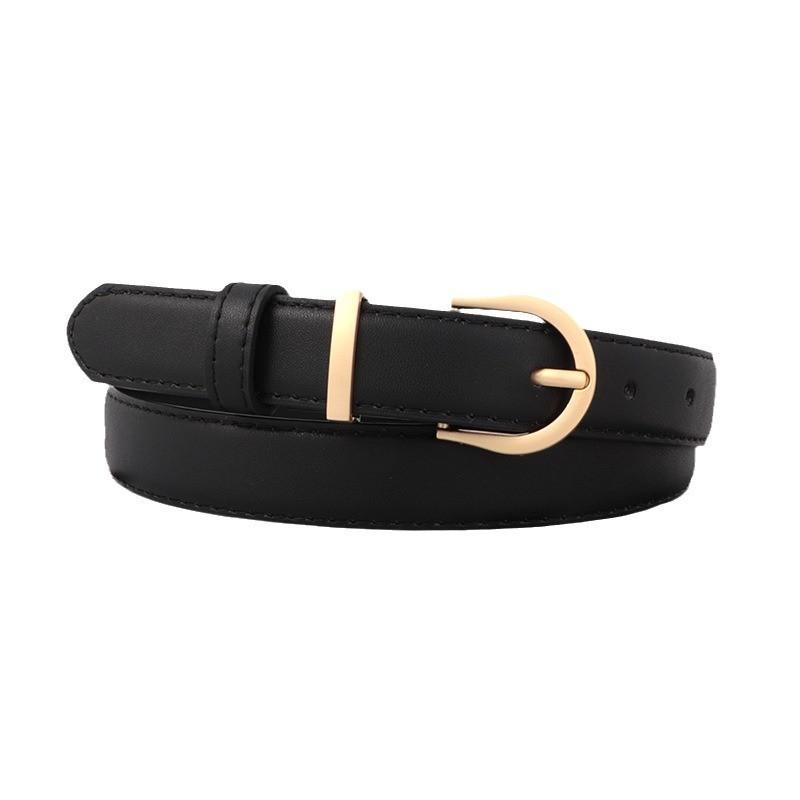 Vintage Belt Leather Women Versatile Decorative Waistband Casual Jeans Strap
