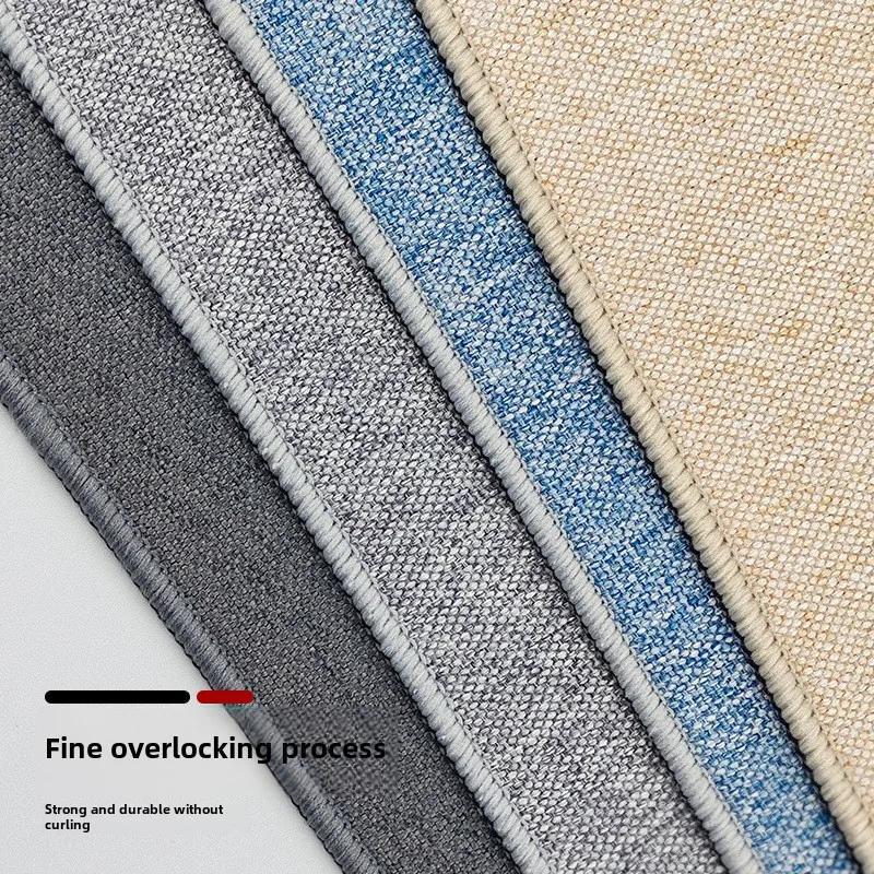 Baumwolle und Leinen Gummi XXL Mauspad Gaming Mauspad Große Schreibtischunterlage Gaming PC Schreibtischunterlage Tastaturunterlage Computer Schreibtischunterlage