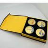 Beijing Water Cube Tourist Scenic Area Bird's Nest Gold Plated Commemorative Medal Creative Gift Linglong Tower Gold Coin 45mm Coin