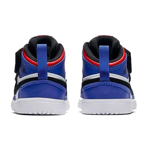 Jordan Air Jordan 1 Mid Alt Vintage Mid top Children's Basketball Shoes Red Blue Children Aged 3 7 Years Old AR6351-124