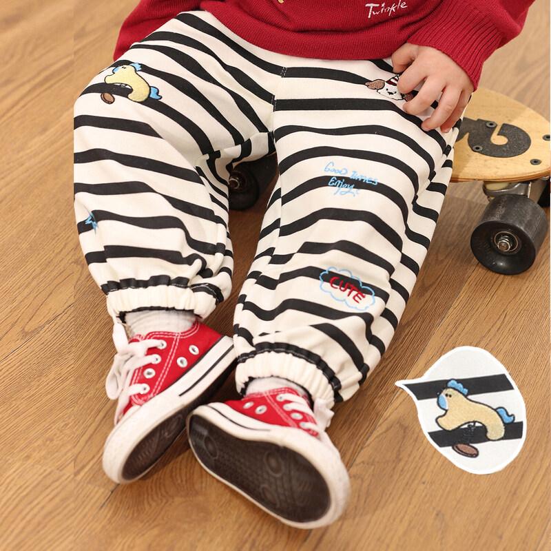 LUSON Baby Boy Striped Casual Joggers 80