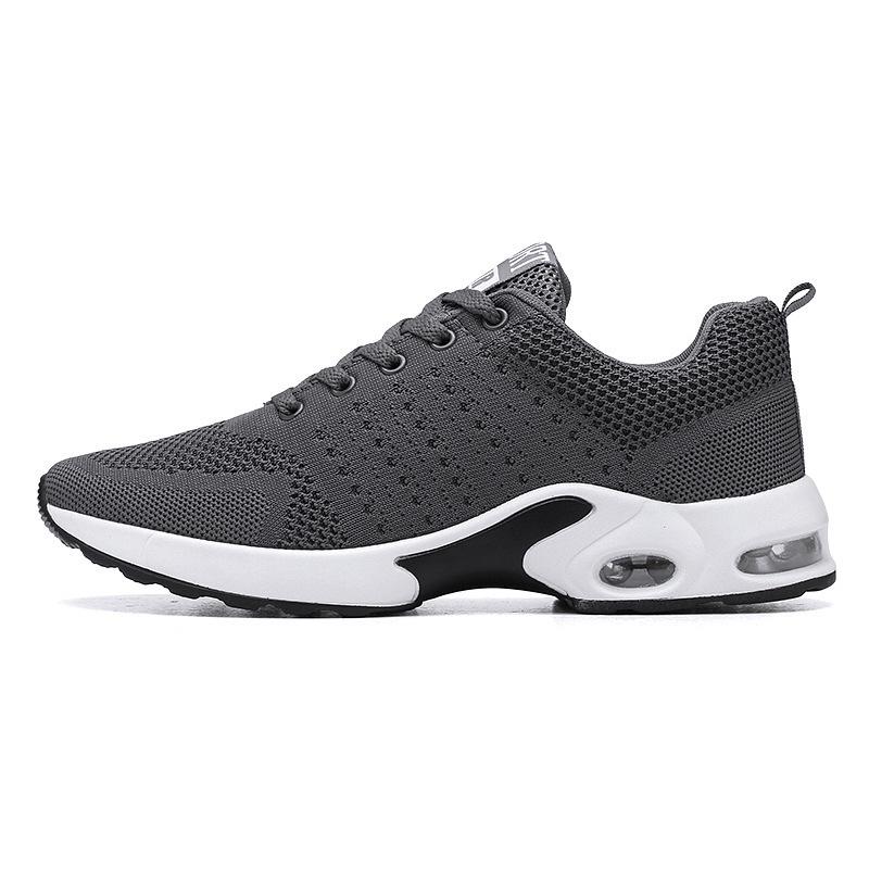 Spring mesh shoes flying line sports shoes youth breathable running shoes mesh shoes
