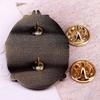 Creative Metal Badge Pin Set For Clothes Bags Accessories Collectible Brooch