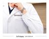 Men's Long/Short Sleeve White Lab Coat for Doctors and Dentists