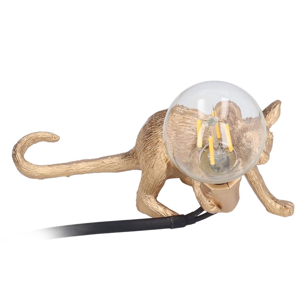 Modern Resin Mouse Lamp Table Desk Light Bedside Decoration Animal Shape Light E12 for Bedroom