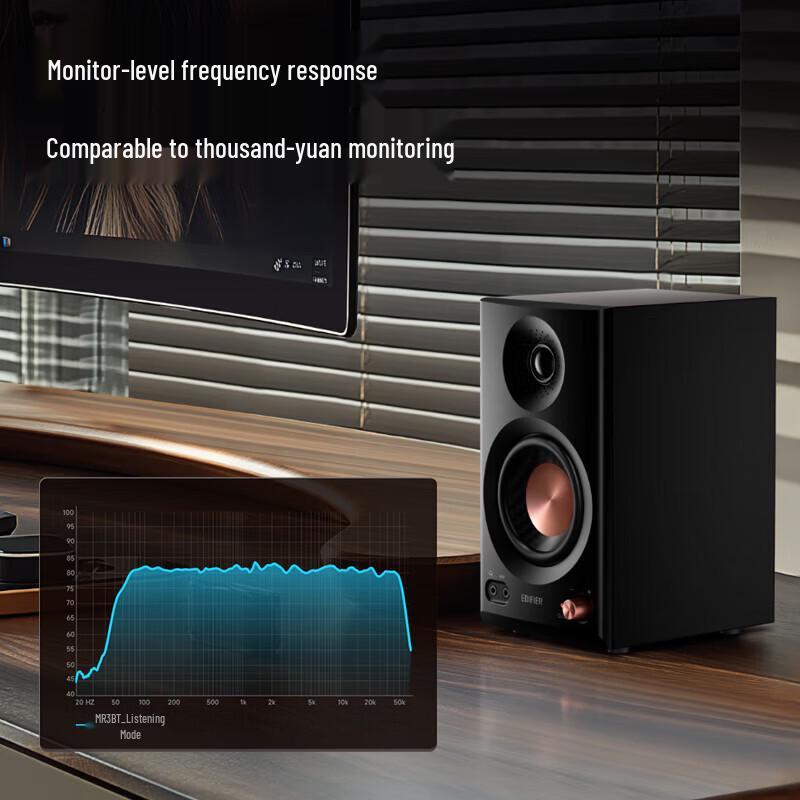 Edifier MR3BT Wireless Bluetooth Active Monitor Speakers CN plug (adapter included)