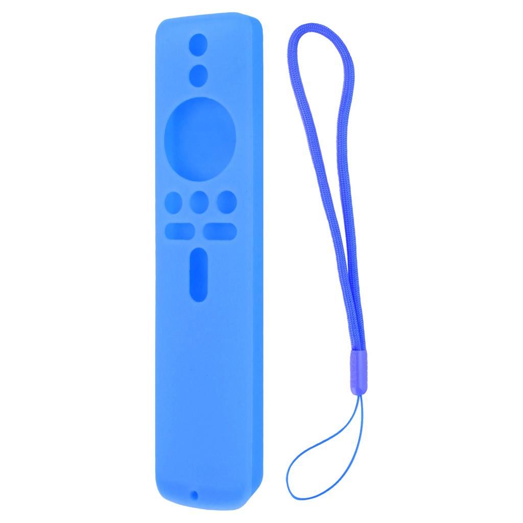 Silicone Protective Cover for Xiaomi TV Stick 4K Anti Slip Remote Control Case with Lanyard