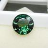 Beautiful 11.90 Ct Green Sapphire Round Cut Natural CERTIFIED Loose Gemstone