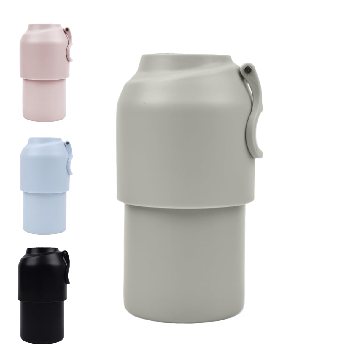 

Vacuum Insulated PET Bottle Holder with Folding Handle, Fits 400ml to 600ml Bottles, Keeps Cold or Hot, and Supports Beverages