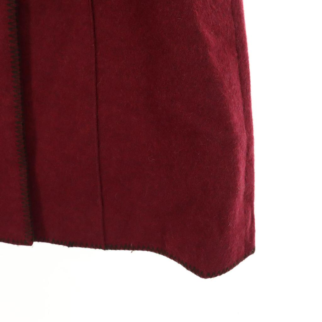 Jocomomola Langarm Chester Mantel 40 Rot Damen Gebraucht