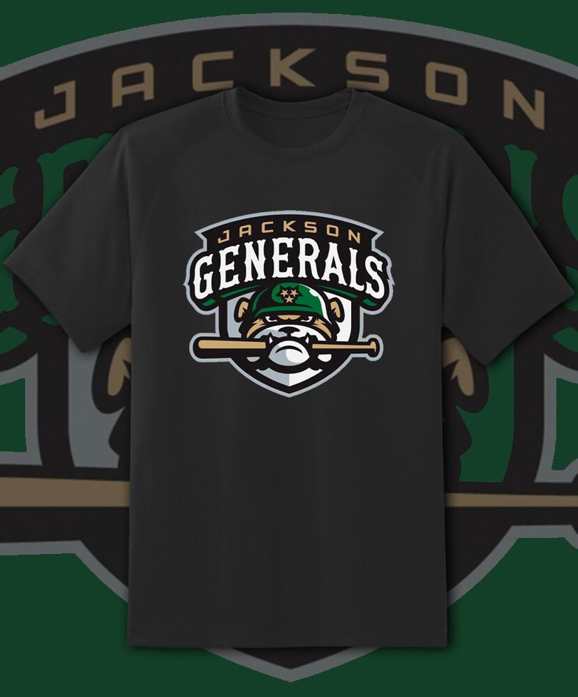 

Jackson Generals Milb Team Logo T Shirt Youth M - Adult 6Xl Fast Ship! 4XL