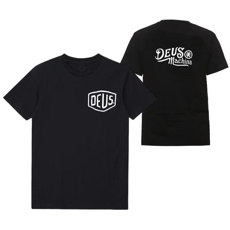 DEUS EX MACHINA Ropa para Hombre Camisetas Moda tendencia Manga Corta Streetwear MX Verano Cuello Redondo Camisetas Manga Corta Y2k Clásico