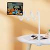 Thickened Flexible Arm Goose Neck Tablet Stand,1pc Tablet and Phone Holder,Suitable for Bed, Bedside, Desk, Bed Headboard, Table