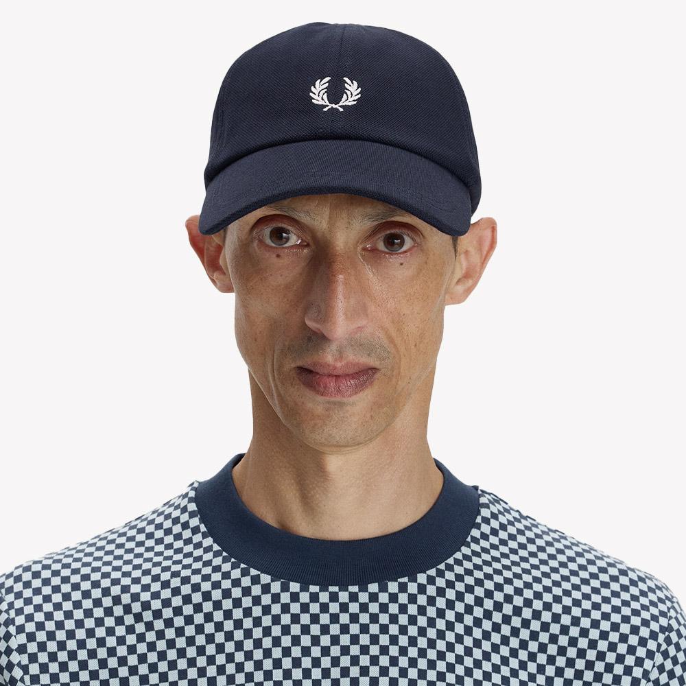 Fred Perry Pique Classic Cap - Navy/White Cfpu2612295-267