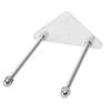 8Pcs Acrylic Skateboard Wall Display Rack 6.2x3.1x8cm Skateboard Wall Holder  Garage Storage