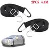 2PCS 4.4m Car Covers Fixed Rope Strap Car Clothing Fixing Rope Car Cover Windproof Belt Car Luggage Bag Cargo Lashing Strap