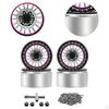 4 Pieces 1/10 RC Crawler Wheel Rims Accessory Replace High Performance Sturdy Spare Parts Car