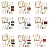 Crochet Dwarf Set with Printed Instructions and Knitting Supplies, Hanging Ornament Making Set for Shelf or Tree Decoration