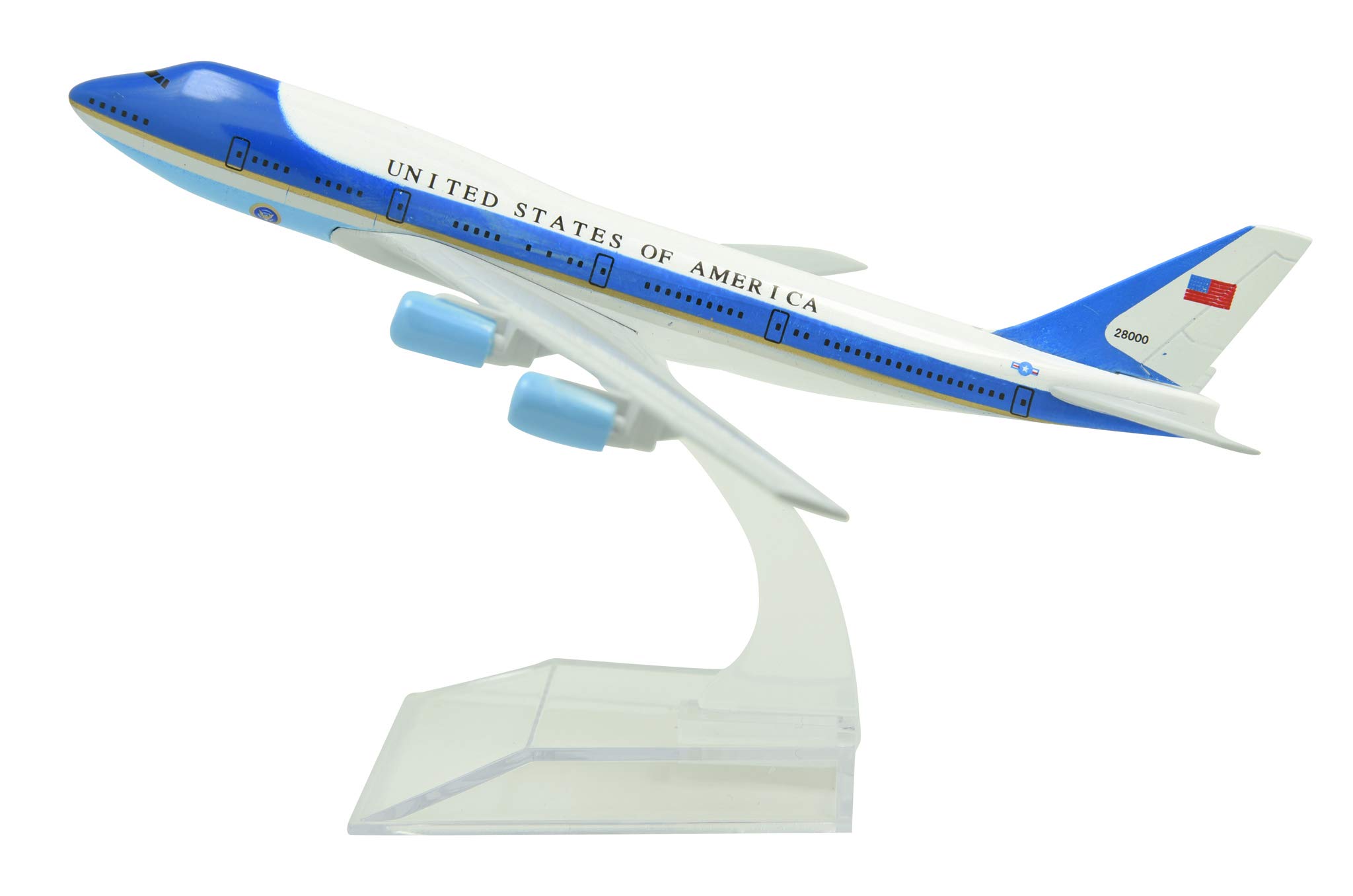 

TANG DYNASTY 1/400 16cm Air Force One Boeing B747 Alloy Airplane Model Toy