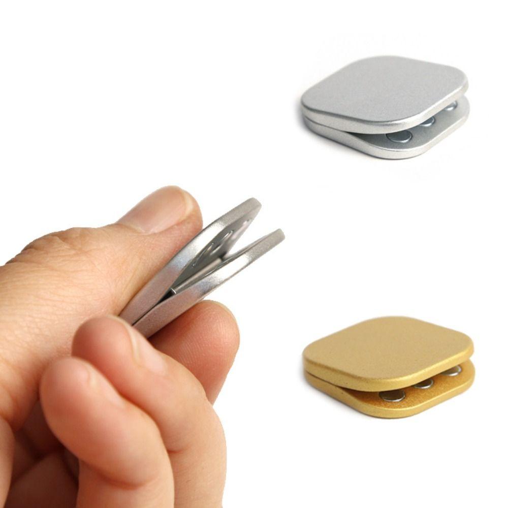 Enhanced Focus Fidget Cliker Button Keys Metal Fidget Toys Magnetic Fidget Slider  ADHD Autism