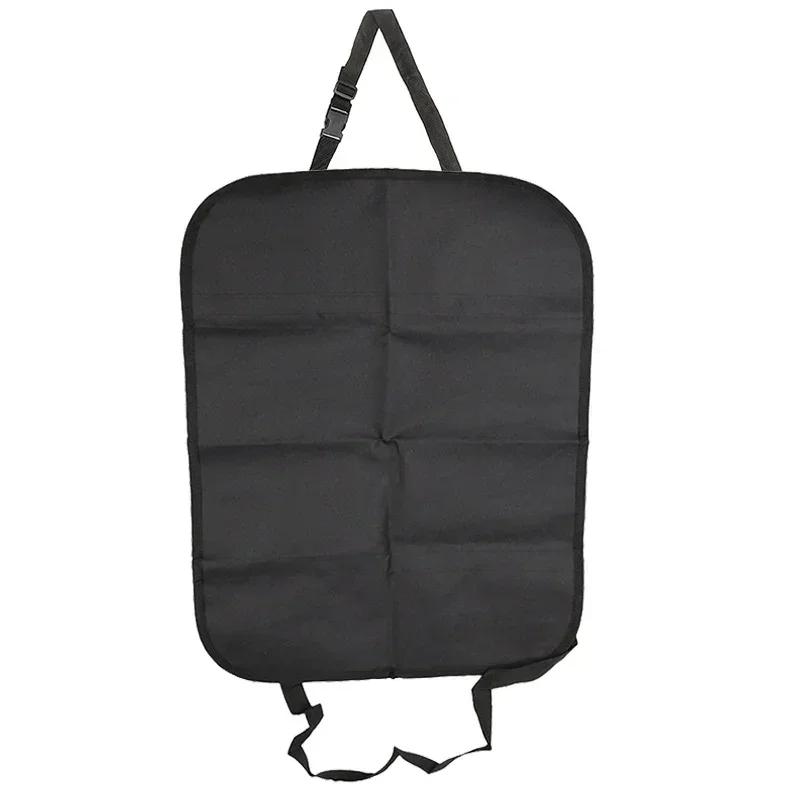 

1Pc Car Seat Back Cover Protect from Mud Dirt Protection from Children Baby Kicking Auto Seats Covers Protectors Oxford Cloth чёрный