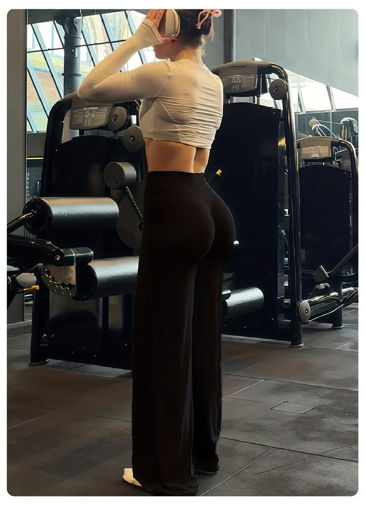 High-waisted Quick-dry Loose Fitness Yoga Pants 