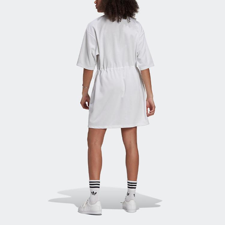 Adidas Originals Short Sleeved Dress Women's White GN3115