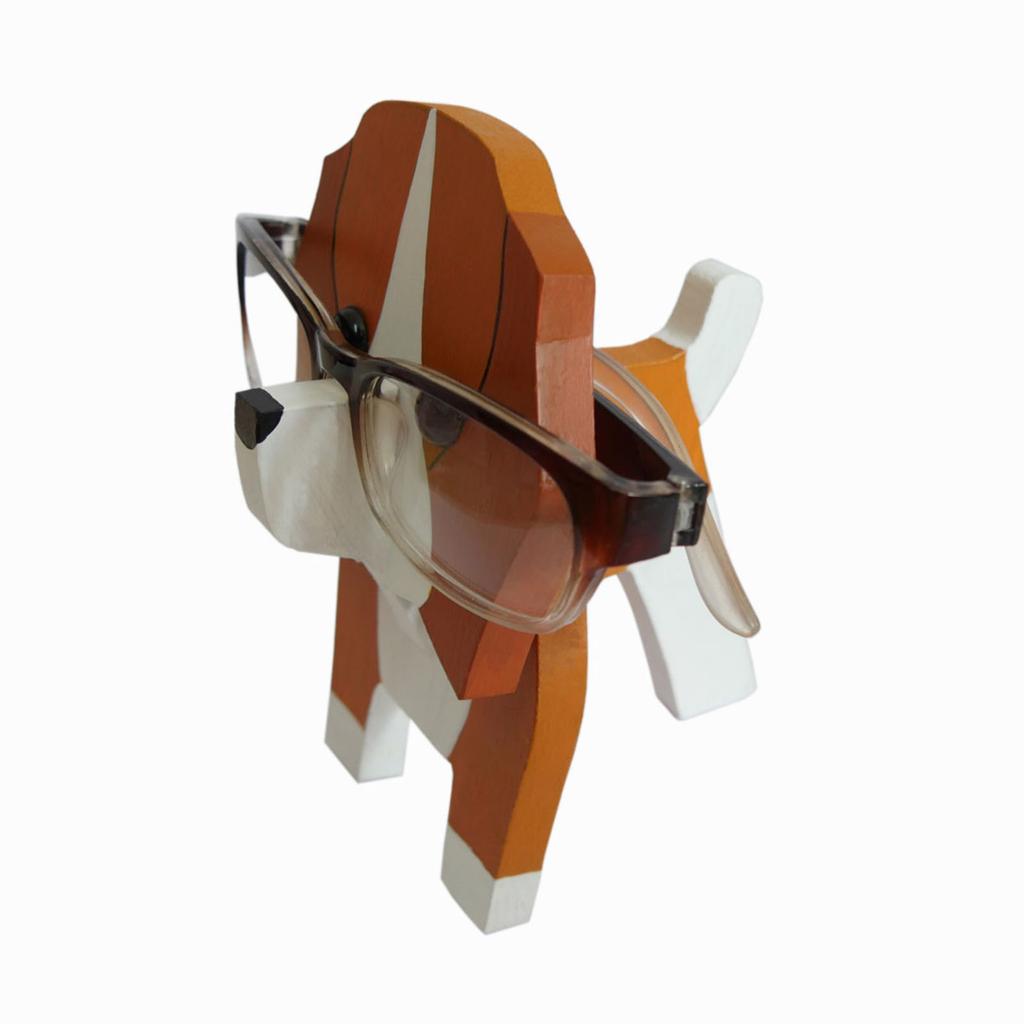 Eyeglass Holder Wooden Animal Eyeglass Stand for Home Office Desk Decor Panda Style