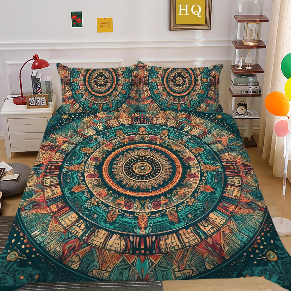 Set de lenjerie de pat Fashion Home Față de pernă imprimată poliester moale Seturi de husă de pilotă pentru bărbați de dimensiune dublă Decorarea casei