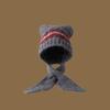 Ethnic Style Jacquard Knitted Hat Fair Isle Style Printing Knit Cap Cute Bear Ears Beanies  Outdoor
