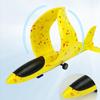 Kids 24cm Foam Plane Launcher Outdoor Toy for Boys Sport Catapult Game Children Girl Birthday Xmas Gifts