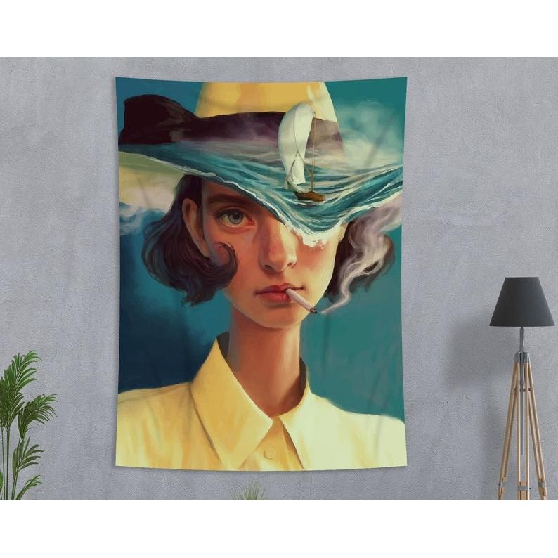 smoke tapestry 75x100