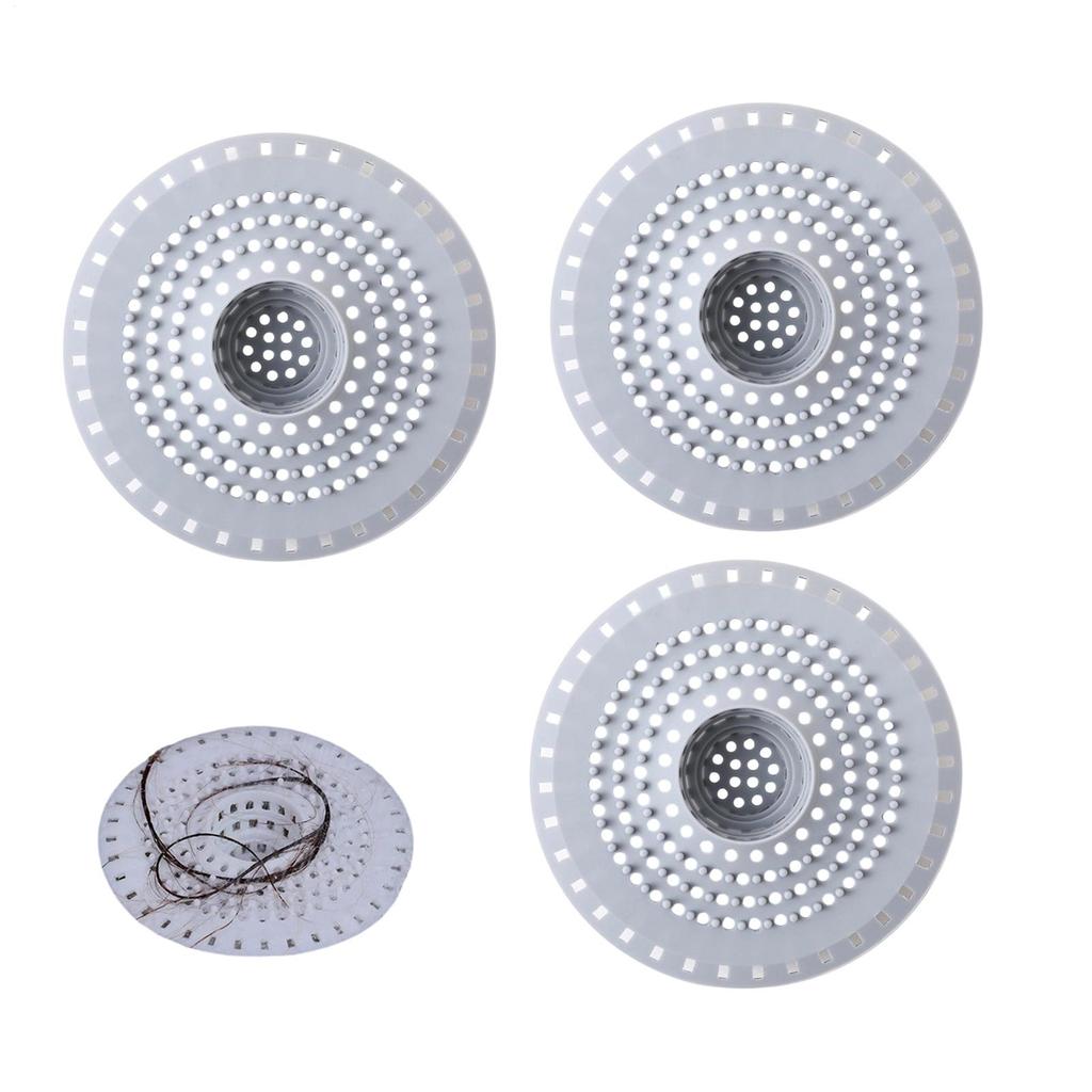 Shower Drain Plug Hair Catcher Stopper Kitchen Sink Strainer Sewer Silicone Bathroom Floor Bathtub Water Filter Home Accessories