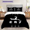 Ronaldo's Triumph Three-piece Set (1 * Duvet Cover + 2 * Pillowcase, Without Core) Duvet Cover and Pillowcase Christmas Birthday Gift