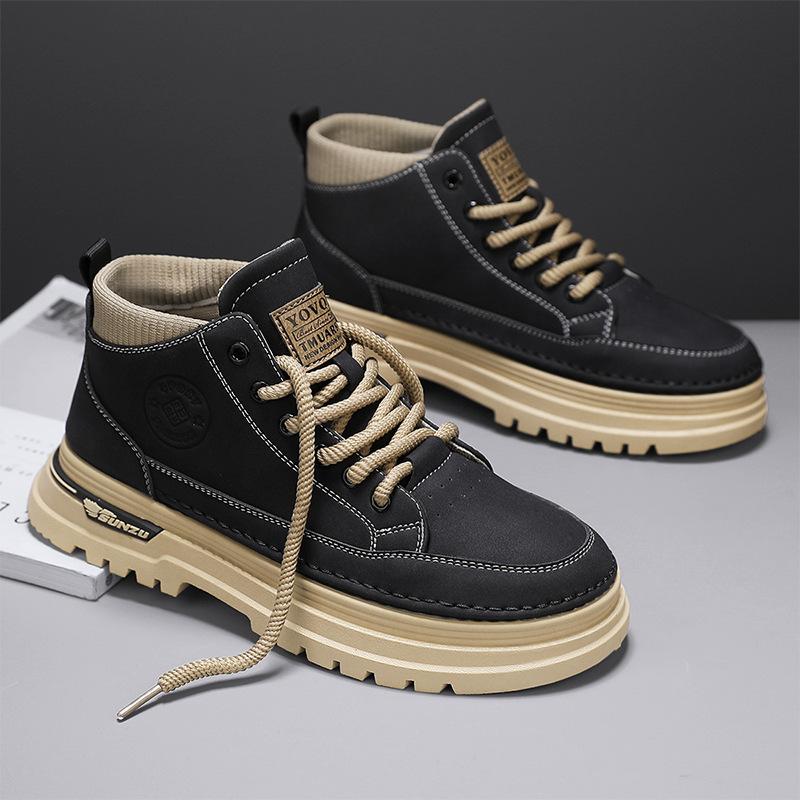 High-top Martin shoes new autumn and winter casual outdoor hiking shoes business leather shoes tide 39 3800₽