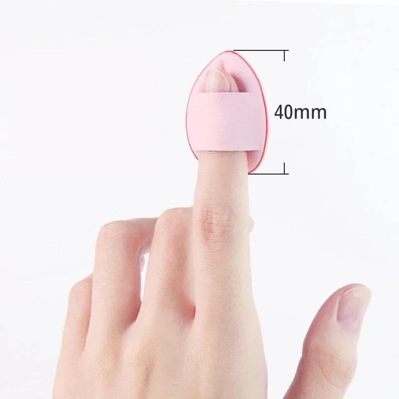 5/10 Stücke Mini Finger Puff Foundation Kleine Luftkissen Puderschwamm Gesicht Concealer BB Creme Kosmetische Applikator Make-Up-Tools
