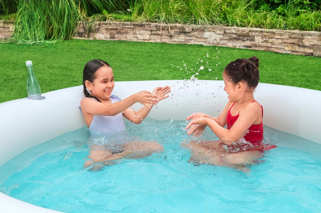 Bestway Rainbow Dreams Inflatable Family Pool, 2.06m X 2.06m X 51cm, Product Code: 54443