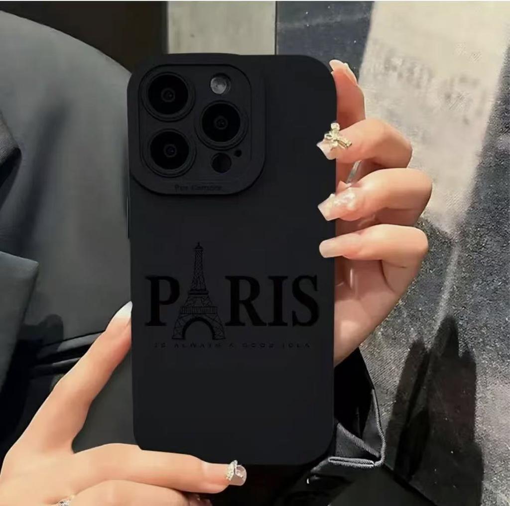 Paris English for Iphone17pro Mobile Phone Case Apple 15 Anti-drop 14 European and American 13promax New 16x