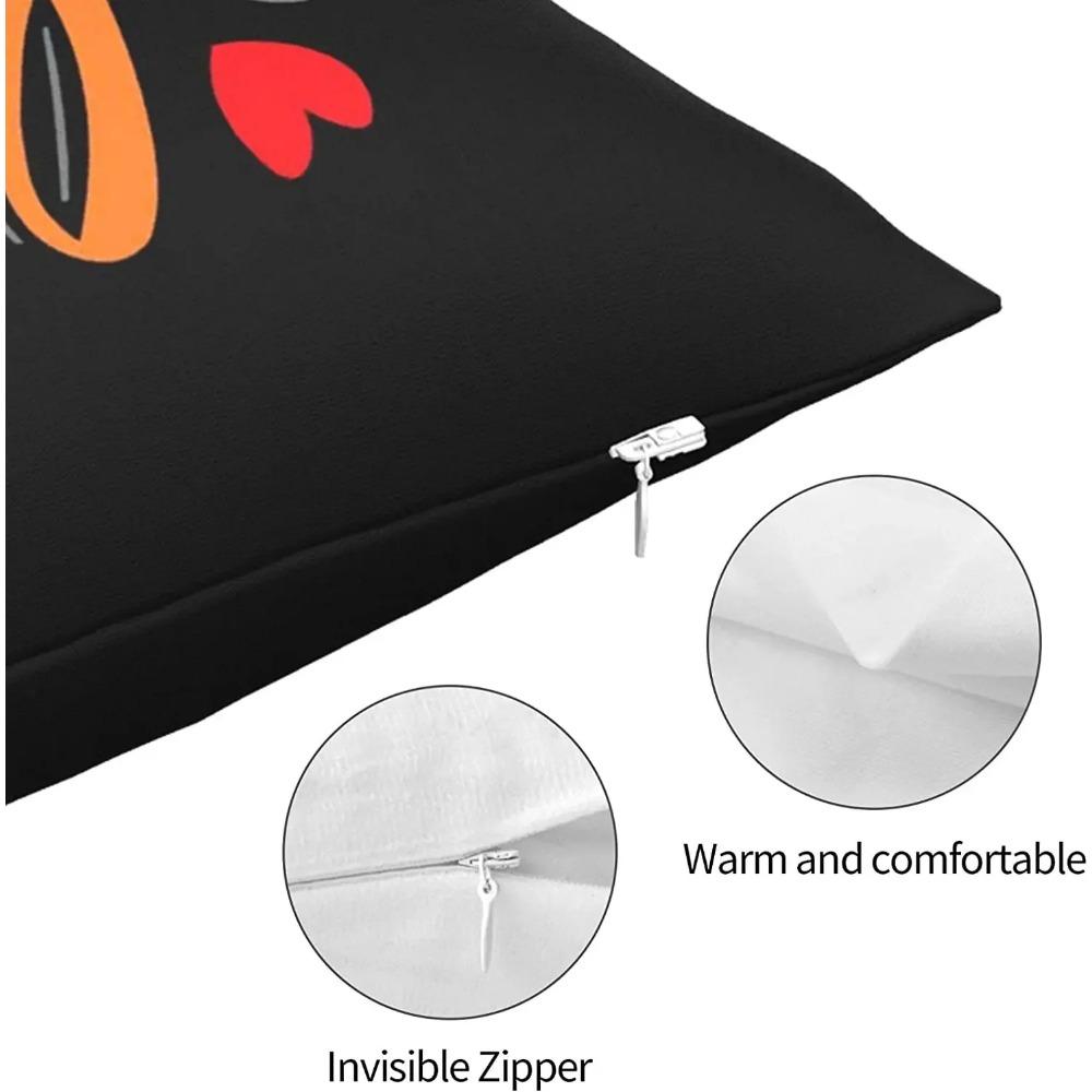 Live Laugh Love Motivational Quote Pillow Covers Square Cushion Cover for X Inch  Pack for Couch Sofa Bed Decorative