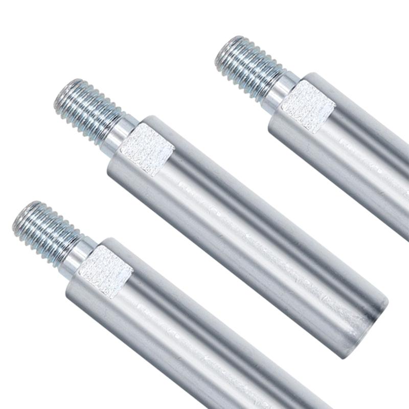 Set Of 3 Practical M10 Thread 80mm Extension Rod Connecting Rod For Angle Grinder And Car Polishing Accessories